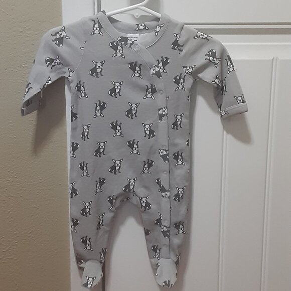 Nordstrom Other - NEWBORN ONE PIECE, FOOTIE,  BULL DOG PRINT